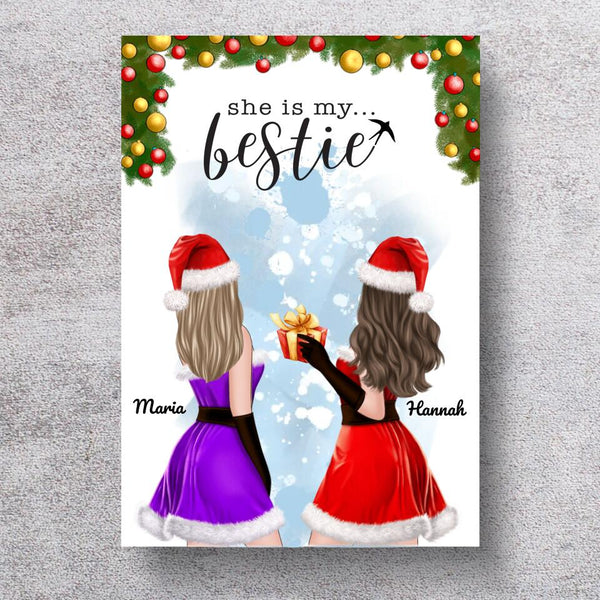 Personalisierbares Christmas Friends Poster