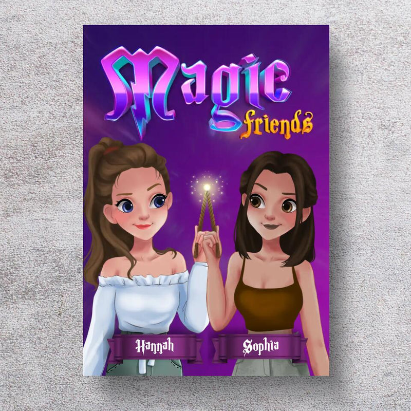 Cute Friends Background Poster