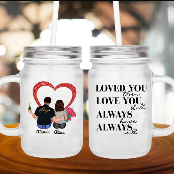 Couple in Love Trinkglas